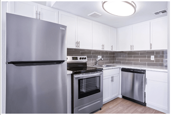 Fully equipped kitchen with ample storage